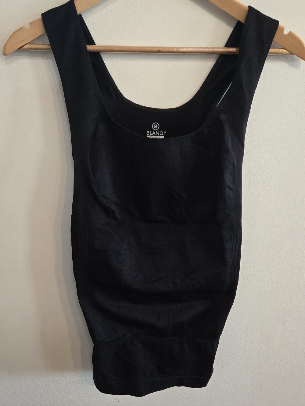 BLANQI Black Seamless Maternity Support Tank NWOT